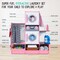 Lil' Jumbl Wooden Pretend Laundry Playset for Kids with Washer and Dryer